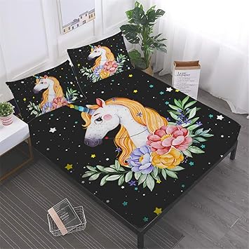 twin size unicorn sheets