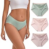 INNERSY Women's Seamless Underwear Pearly Sheen Soft Silky Lightweight Hipster Panties