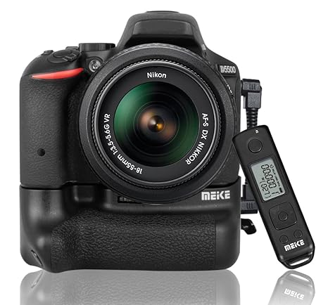 Meike MK-D5500 Pro Control Remoto Inalámbrico Pro Empuñadura ...
