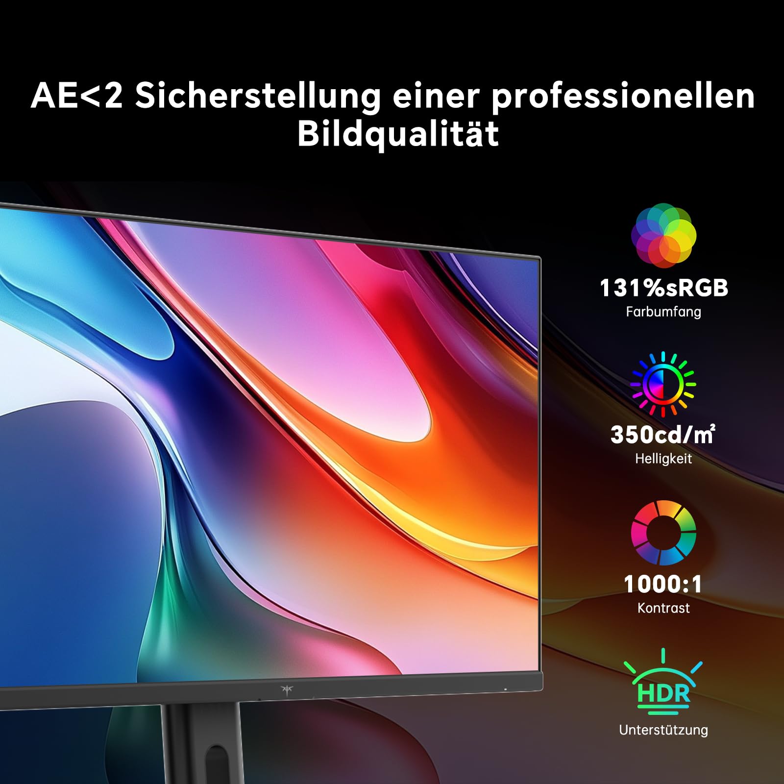 KTC Gaming Monitor 240Hz 27 Zoll | FHD@240Hz | Verstellbarer Ständer | Schnelles IPS Panel | 1ms Reaktionszeit (MPRT) | 350 cd/㎡ Helligkeit, HDR | Adaptive Sync | 97% DCI-P3, 99% sRGB, ΔE＜2 | H27F7 4