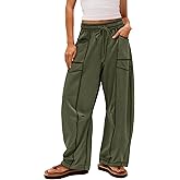 Yanekop Women's Baggy Wide Leg Palazzo Pants