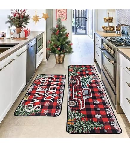 Tapis de Noël antidérapant lavable - Tapis de Noël imprimé de Noël - Tapis d'intérieur et d'extérieur -40 x60 40 x 150 cm - Maison Tapis de Noël antidérapant lavable - Tapis de Noël imprimé de Noël - Tapis d'intérieur et d'extérieur -40 x60 40 x 150 cm - Maison