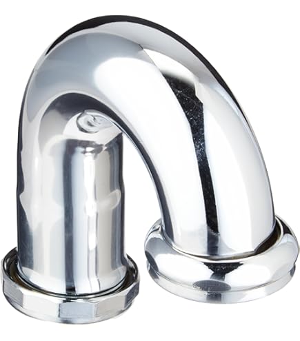 ZM Heavy-Duty J-Bend Sink Trap with a Captive Nut Connection, 1-1