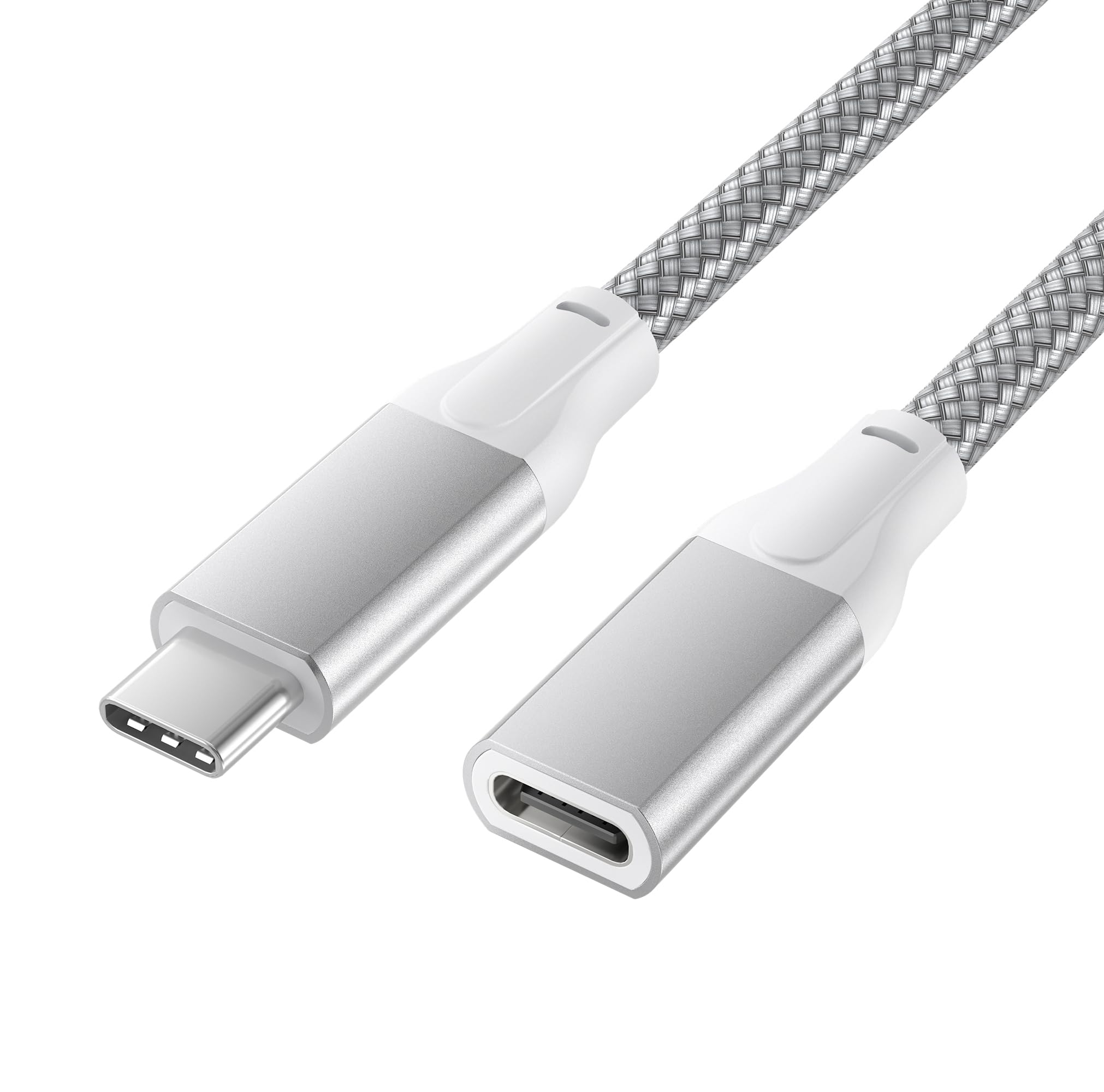 BASESAILOR for iPhone 17 16 Pro Max USB C Extension Cable 1M,USB C 3.1 3.2 Gen2 20Gbps Female Male Extender Cord for iPad 10 Air 5 Mini 7 6,S25 S24 Note 21 20,Magsafe Charger,Apple 15 14 13 Plus