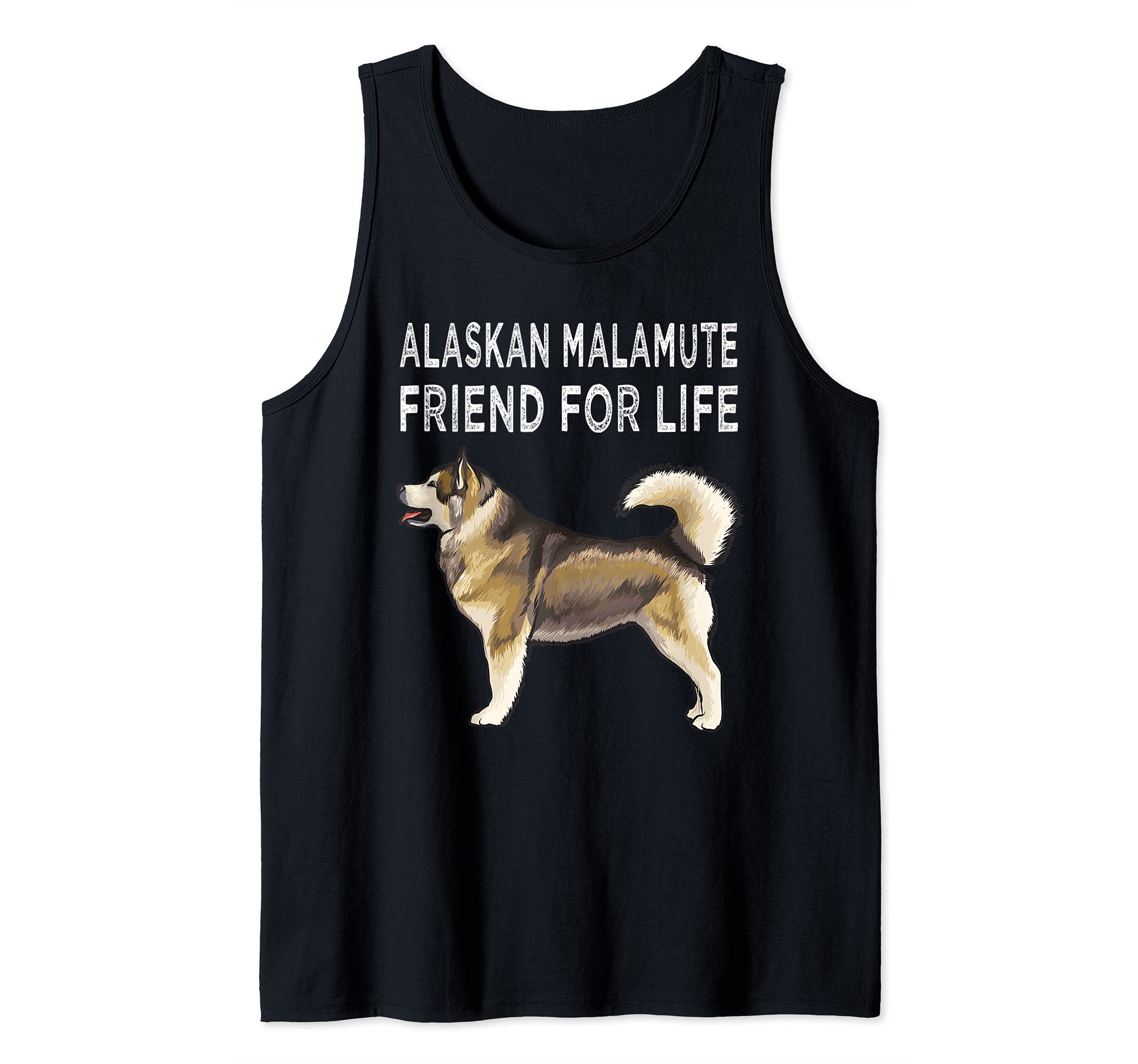 Alaskan Malamute Friend For Life Dog Friendship Tank Top