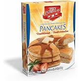 TRES ESTRELLAS Homemade Pancake Mix, Easy to Prepare with Milk, Eggs &amp; Butter, 17.6 oz (Pack of 12) | Fluffy Texture | Authentic Flavor for Breakfast or Brunch