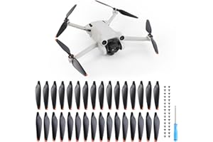32Pcs Propellers Blades Replacement for DJI Mini 4 Pro/Mini 3 Pro, JISONCASE Low-Noise & Quick-Release Props Wings Compatible with DJI Mini 4 Pro/Mini 3 Pro Propeller Blade
