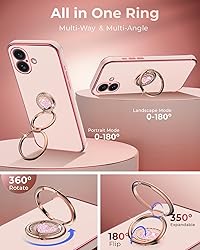 XYZ for iPhone 16 Plus Case with Stand, Phone Case