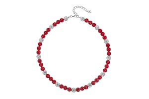 SUPBOMM Baseball Ice Necklace, Bling Beaded Necklaces, Drip Chain, League Team Colors Gifts for Men