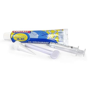 CollAll - Silikonkleber mit Zubehör, Transparent, 80 ml