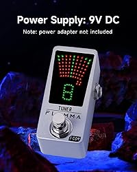 FLAMMA Tuner Pedal FC04 Chromatic Guitar Tuner