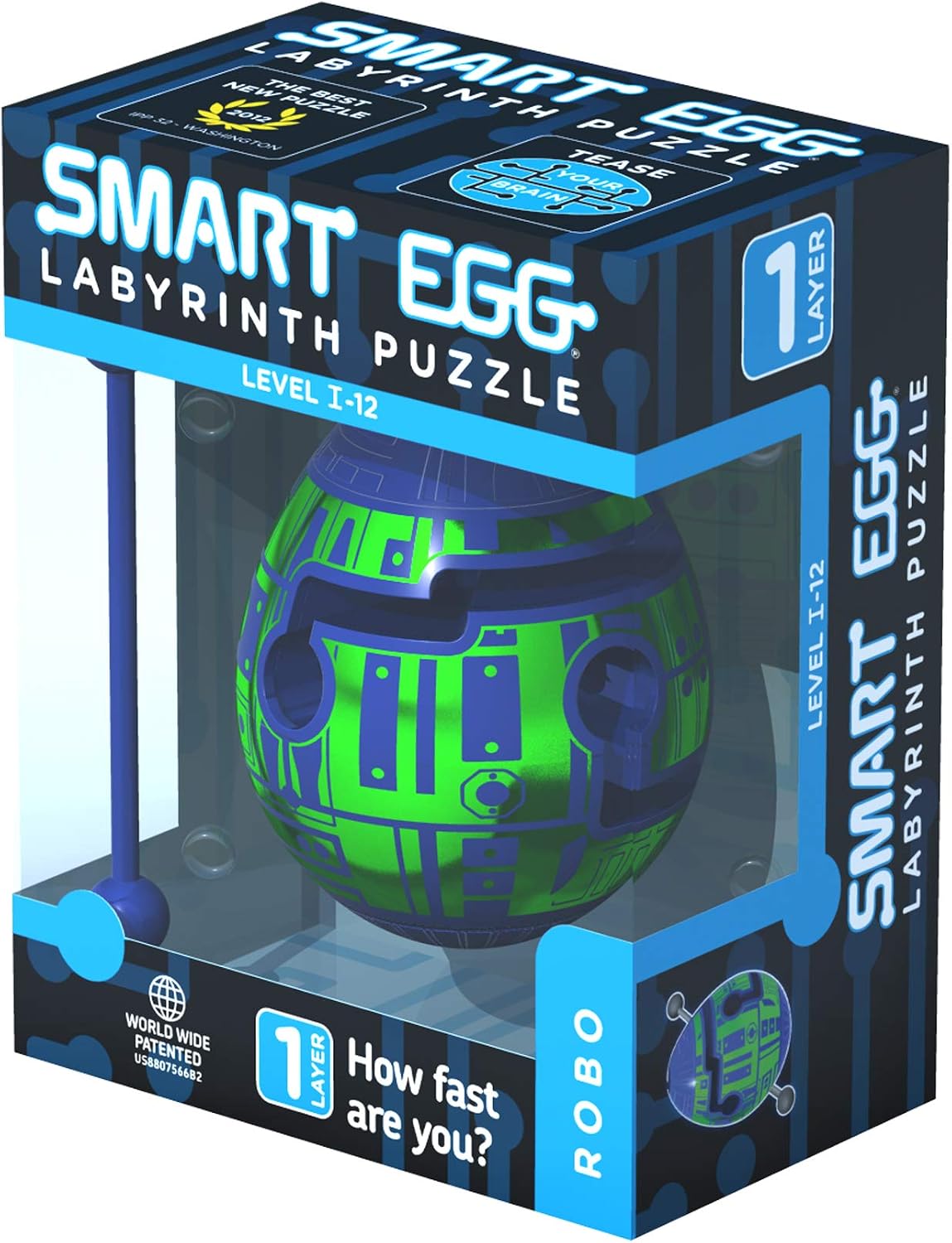 Smart Egg Robo: 3D Maze Puzzle and Educational Toy for Kids, Level 12 ...