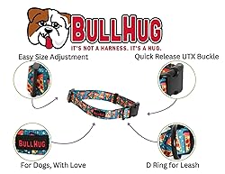 BullHug Adjustable Dog Collar – Soft Durable