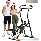 keep sexy Stair Stepper for Home Gym, 350 lbs Capacity Cardio Machine with Adjustable Height, Non-Slip Pedals, LCD Display, Foldable Design for Full Body Workout for Women Men