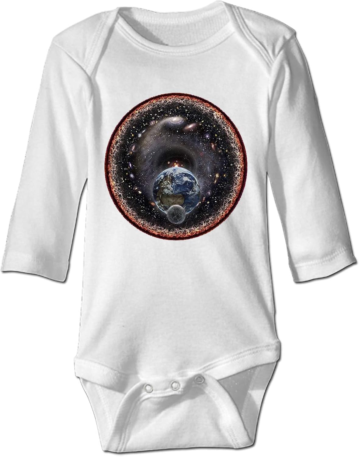 doormatscool Toddler Baby Bodysuit Long-Sleeve Onesie Eaten by Shark Print Rompers, Cotton Jumpsuit Summer Pajamas