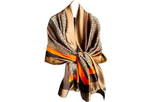 SAIUSLOA Dress Scarves Shawl Wraps Long Silky Scarf for Women Dressy Fashion Lightweight for Decorative Formal Evening Gowns