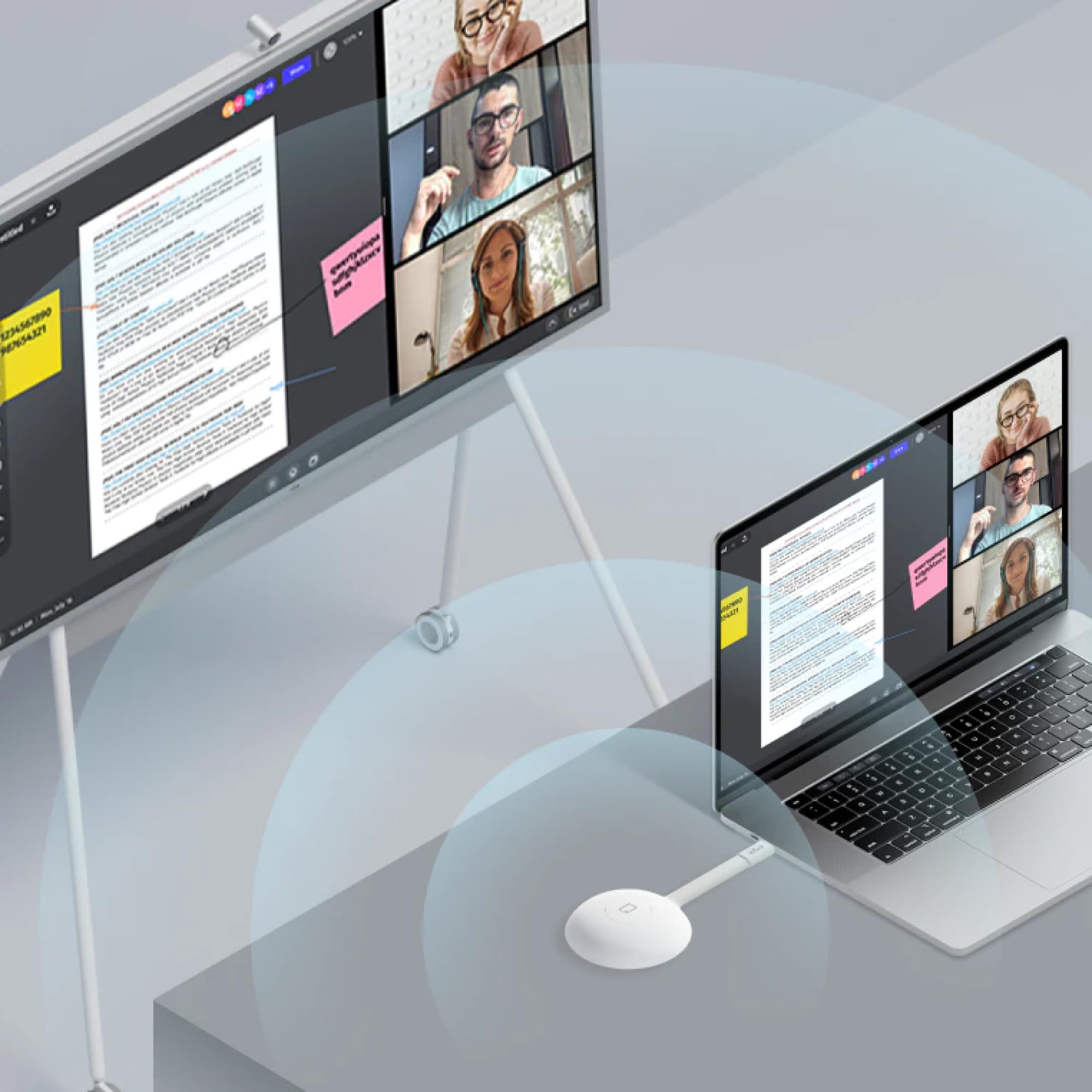 Vibe Tap, Wireless Display Adapter for Vibe Smart Board, Support Windows Android Mac iOS