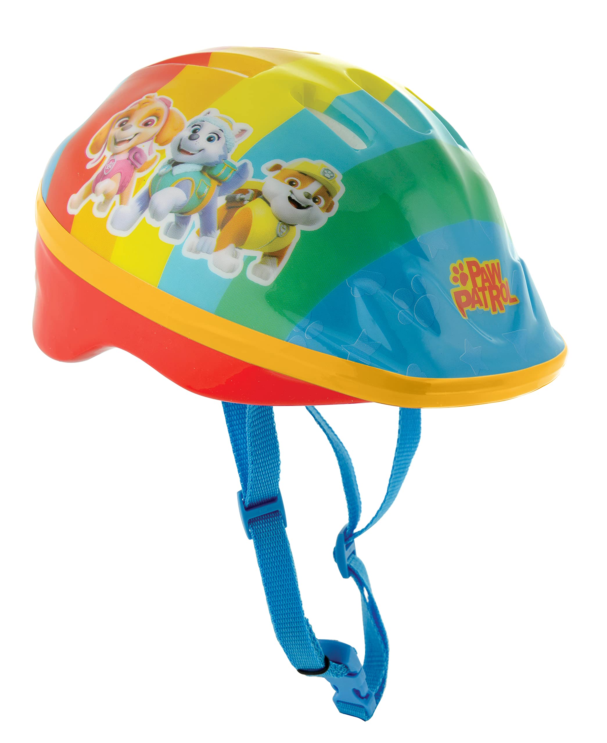Paw Patrol Kids Bike Helmet Officially Licensed Character Design Robust EPS Inner Material, Adjustable Size, Ventilated Shell for Cooling Suitable for Head Sizes 48-52cm