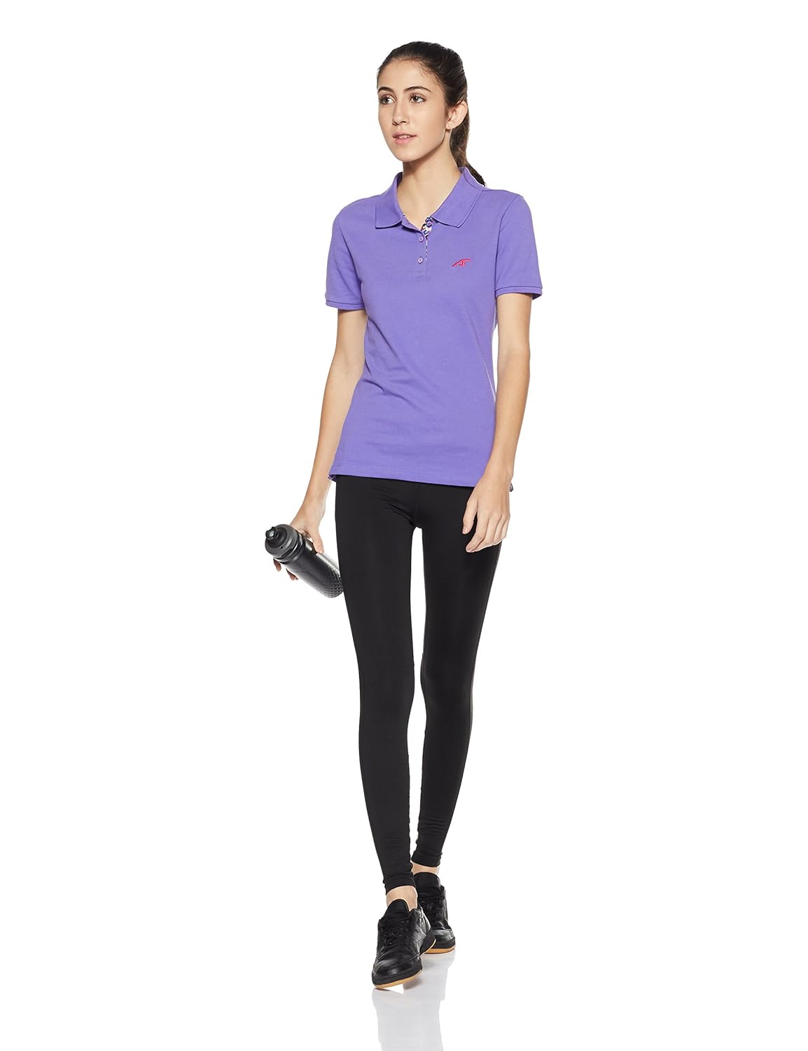 alcis women's plain regular fit sports t-shirt