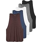 Ullnoy Workout Tank Tops for Women Running Muscle Tanks Sleeveless Loose Fit Gym Yoga Sport Shirts 3-5 Pack