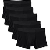 Amazon Essentials Men's Cotton Jersey Boxer Brief Underwear, Pack of 5