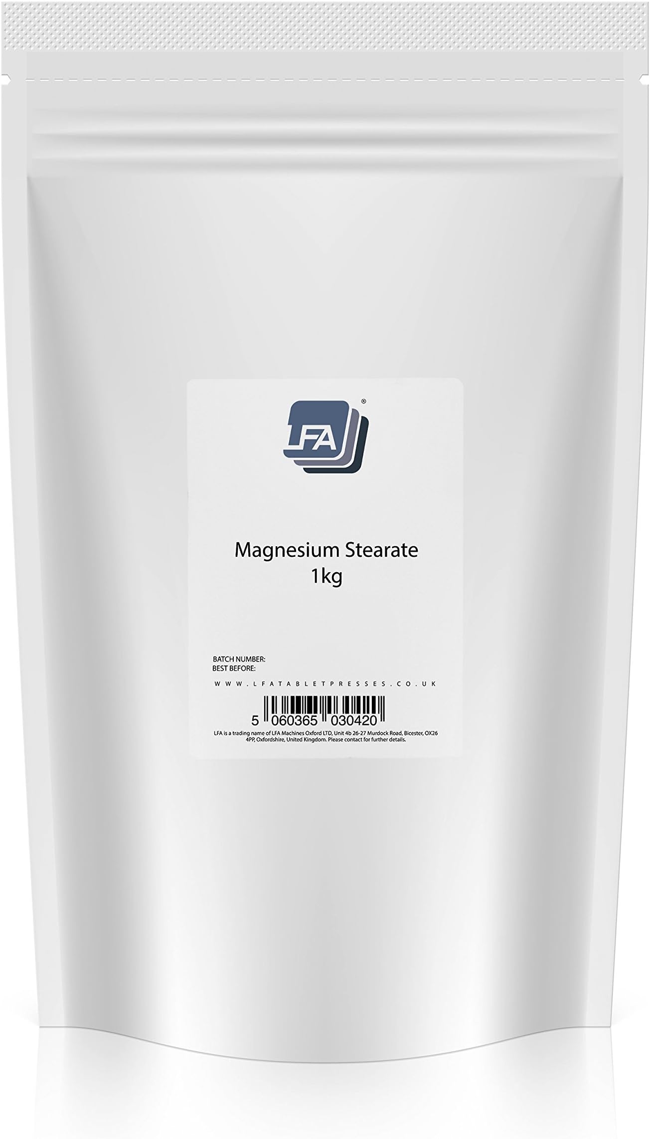 Magnesium Stearate | Excipient For Pill Press | Pharmaceutical Grade Binding Agent (2KG)