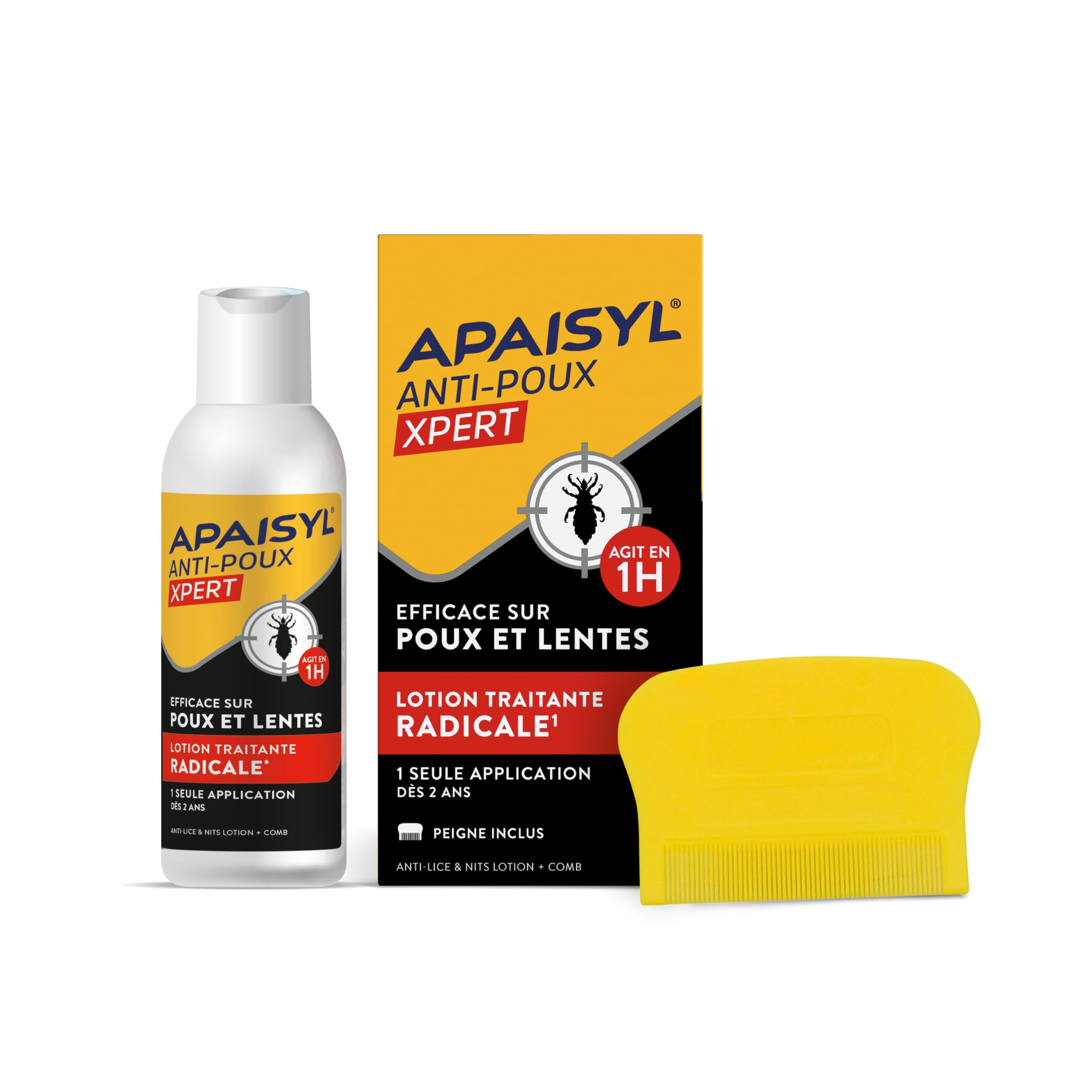 Apaisyl Xpert 100% Radical Lice and Nits 100ml