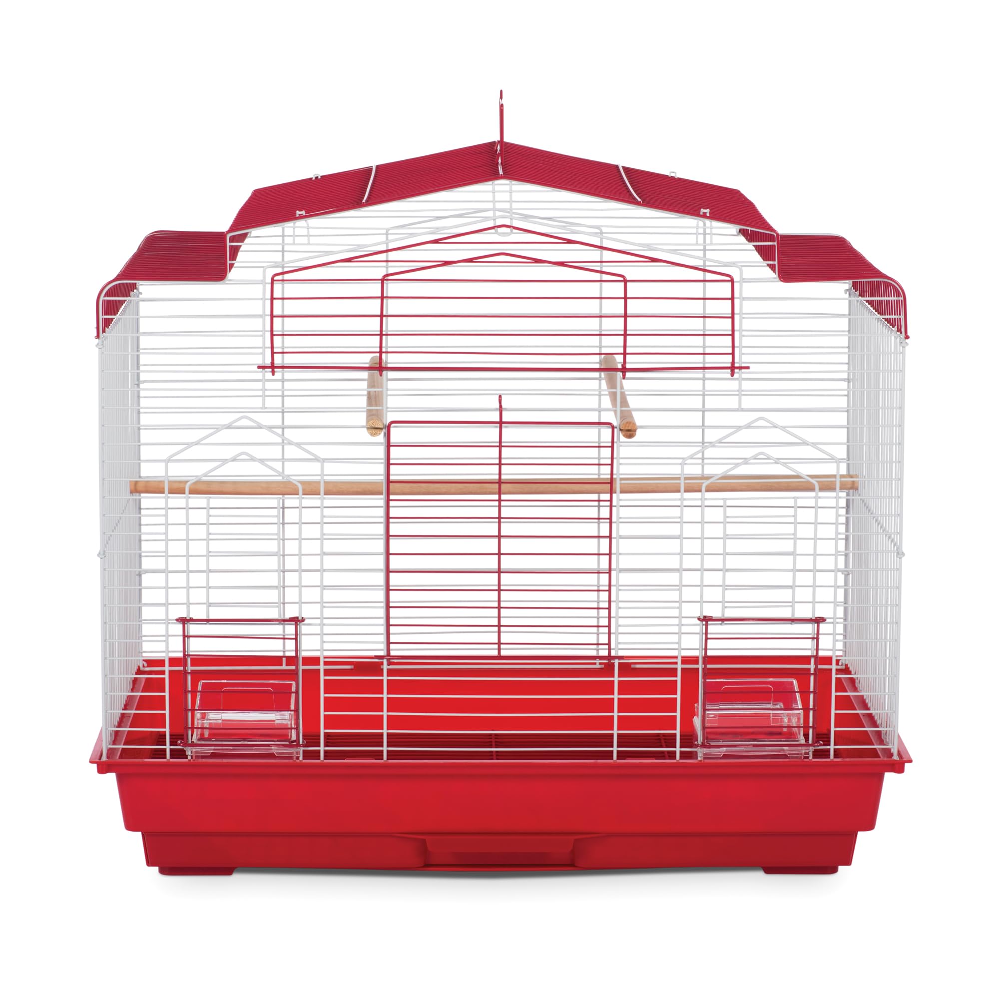 Prevue Pet Products SP50041 Barn Style Bird Cage, Red/White