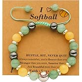 fasone Softball Bracelet for Women, Softball Bracelets, Softball Jewelry, Softball Jewelry for Women, Presents for Softball Players