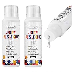 YAKAMOZ Updated Jigsaw Puzzle Glue with New Sponge