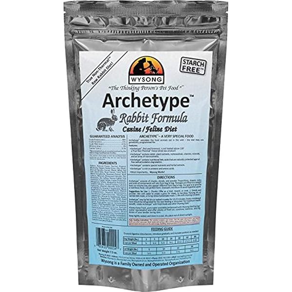 WYSONG ARCHETYPE RABBIT RAW FORMULA CANINE/FELINE DIET DOG/CAT...