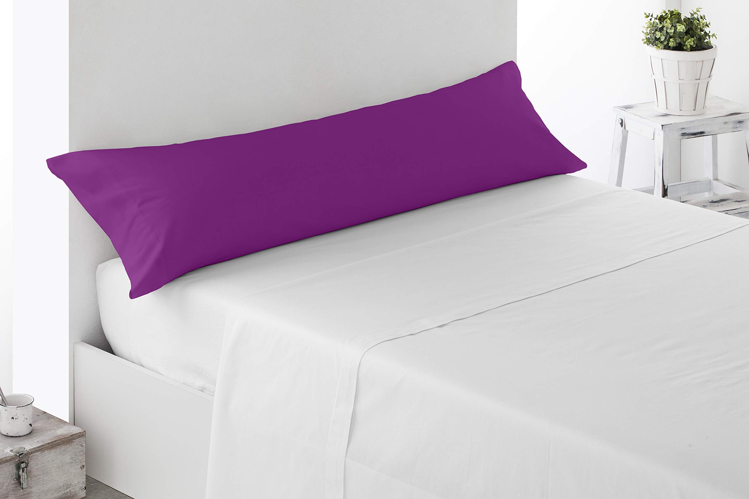 Miracle Home. Pillowcase, anti-peeling, soft and comfortable, 50% cotton, 50% polyester. Bed 135. Violet
