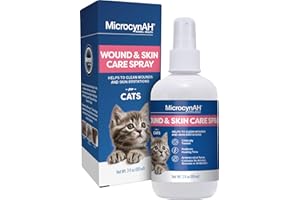 Nutri-Vet Manna Pro MicrocynAH Wound & Skin Care Spray for Cats, 3 oz