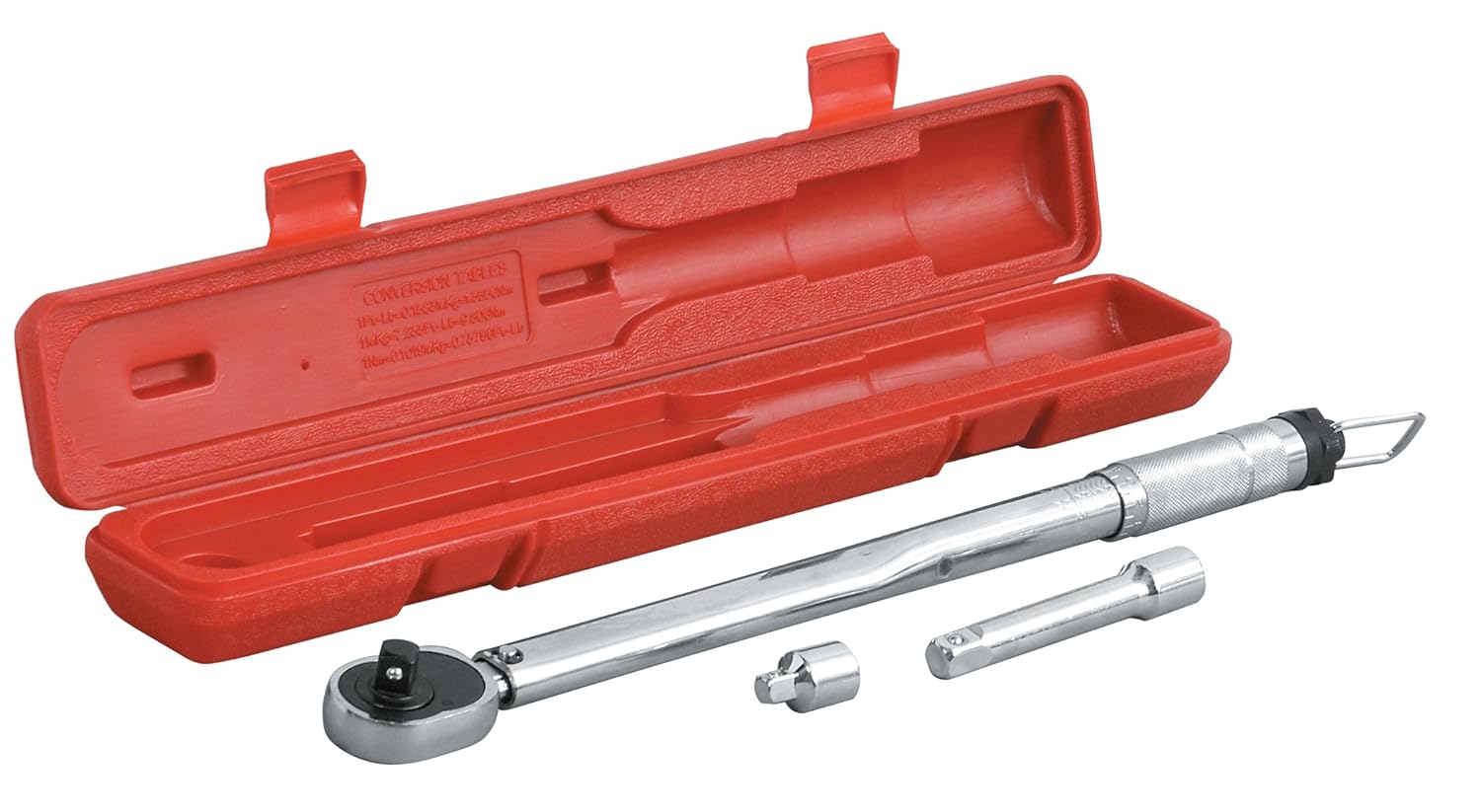 TEKTON 2460 1/2Inch Drive Click Torque Wrench, 20150 Ft./Lb. Torque