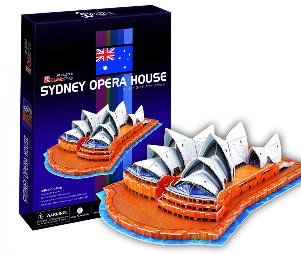 3D Puzzle Sydney Opera House (Schwierigkeit 4/8) Amazon.de Spielzeug
