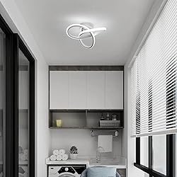 DAXGD Modern LED Ceiling Light, 6500K White Light