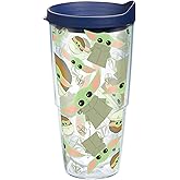 Tervis Star Wars - Mandalorian - The Child Pattern Made in USA Double Walled Insulated Tumbler Travel Cup Keeps Drinks Cold & Hot, 24oz, Classic