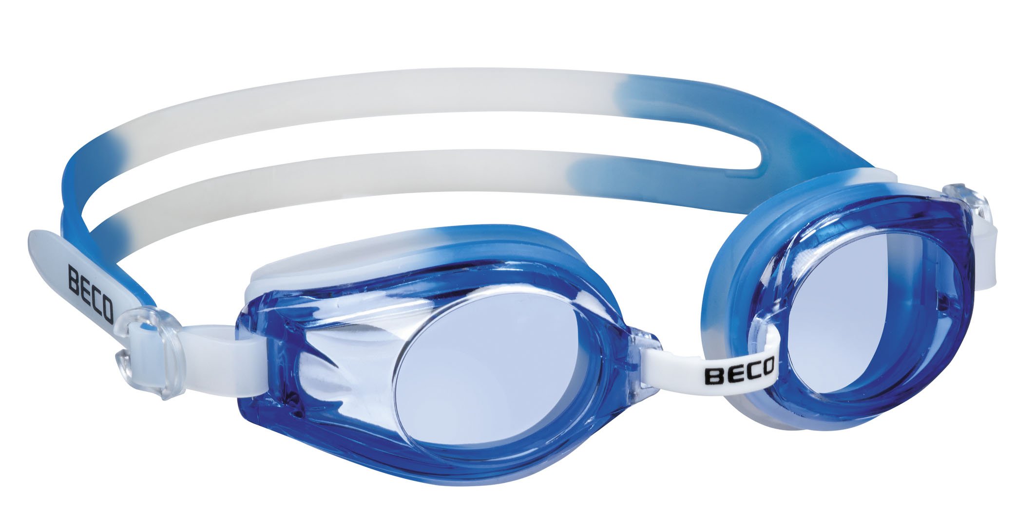 Beco Children's Rimini Swimming Goggles 9926, Multi-Colour, White/Blue, One Size