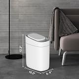 ELPHECO Automatic Trash Can 2.5 Gallon Slim Sensor Bathroom Bin 9L IPX5 view 2