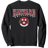 Harvard University Red Veritas Crest Sweatshirt