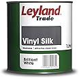 Leyland Trade Vinyl Silk Emulsion Paint - Brilliant White 1L