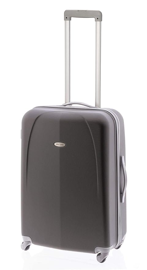 Maleta Mediana John Travel Fasten Gris: Amazon.es: Equipaje