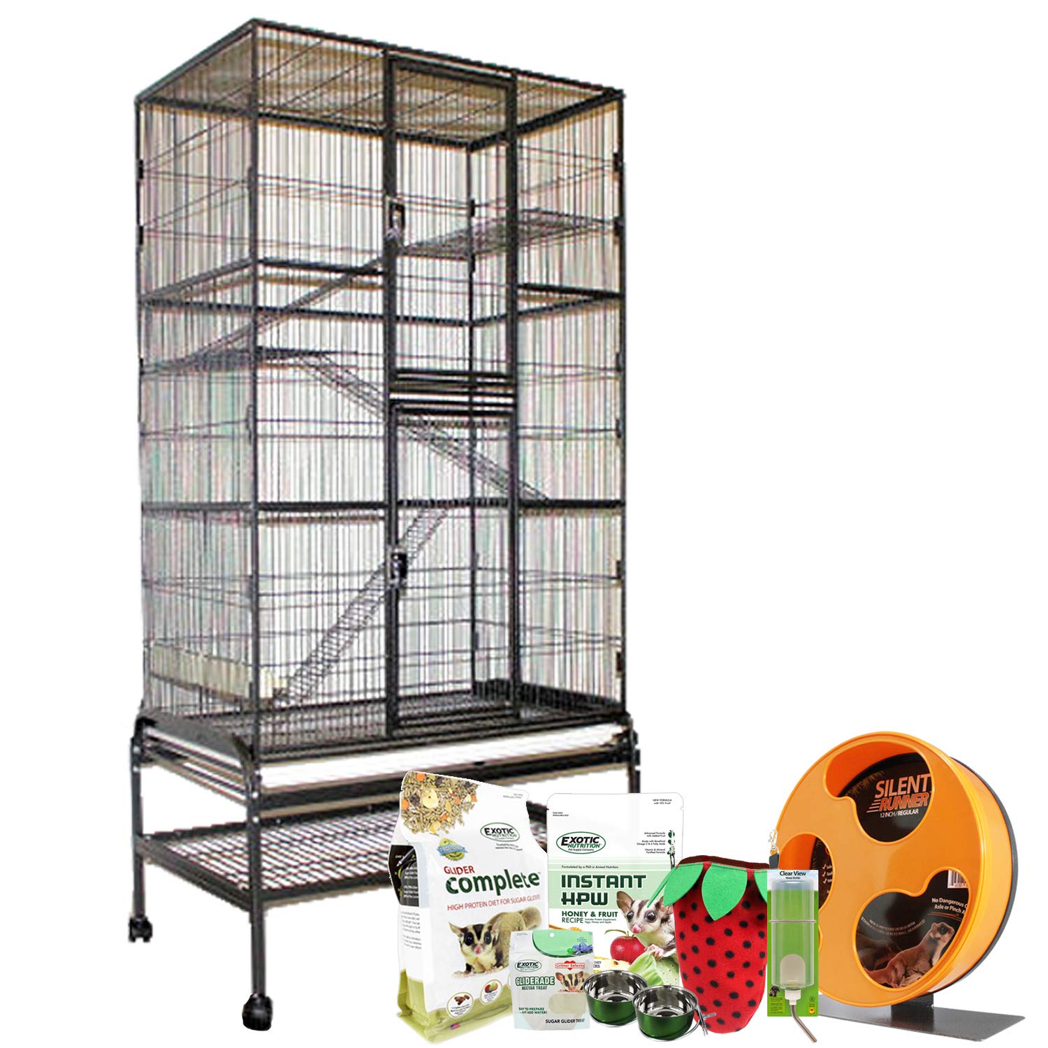 Fish Sticks Exotic Nutrition Borneo Cage - Expandable Habitat For