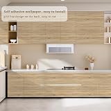 Abyssaly Oak Brown Vinyl Wrap 30cm x 200cm Self Adhesive Wallpaper view 3