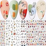 Graffiti Fun Nail Art Stickers, Abstract Nail