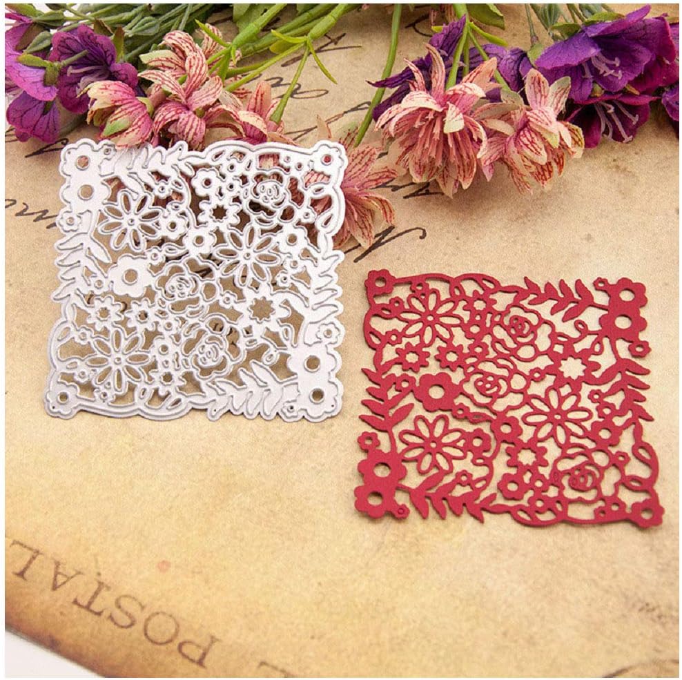 Kaiboo Stamps Dies Scrapbooking Flower Leaves Frame Metal Cutting Dies New 2019 Die Cut Craft Embossing Card Making Cut Die