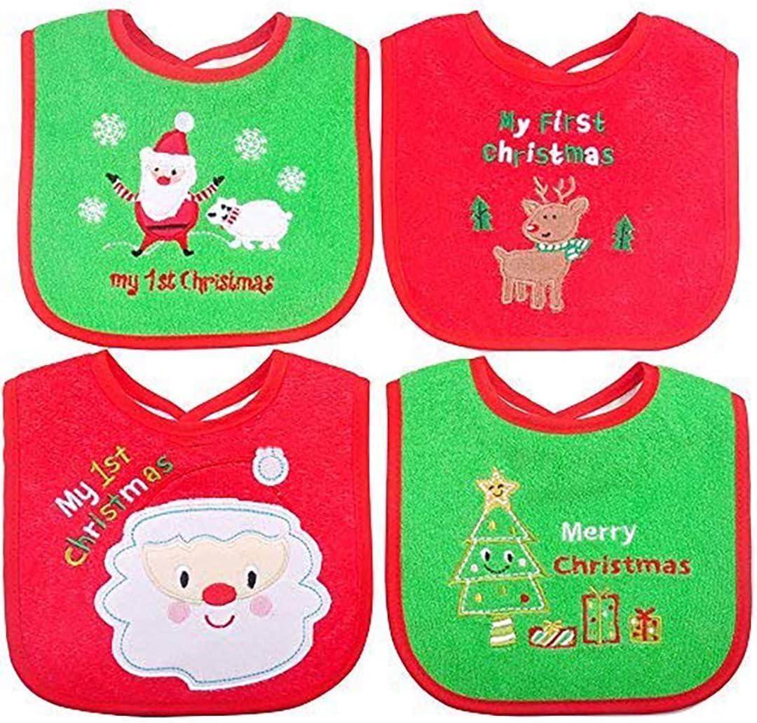 christmas bibs for babies