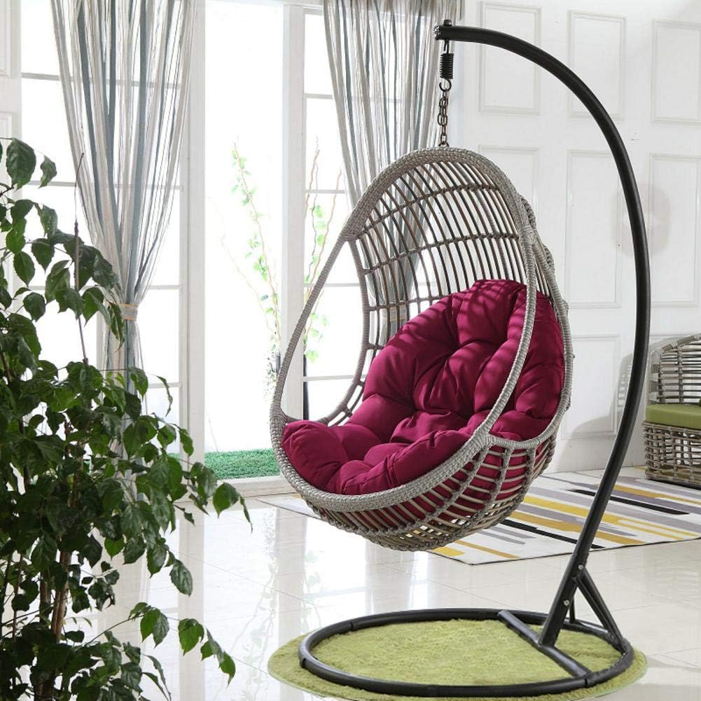 Outdoor Hanging Swing Chair Seat Cushion, Swing Hanging Basket Seat Cushion,Hanging Egg Hammock Chair Cushions-Swing Hanging Basket Seat Cushion Thicken Hanging Chair Pad (Only Cushion)