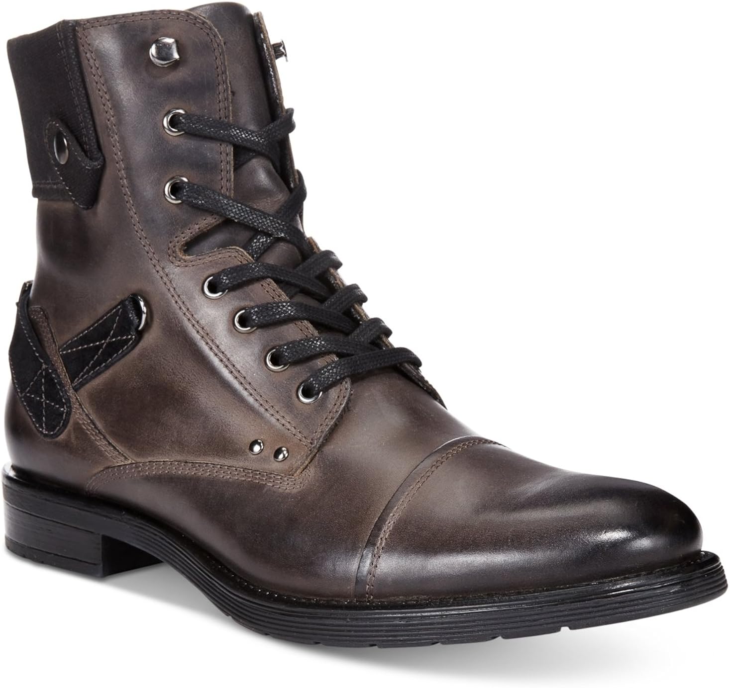 Bar III Mens Trey Cap Toe Utility Boots 