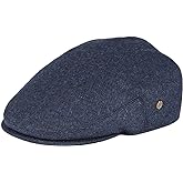 VOBOOM Men's Herringbone Flat Ivy Newsboy Hat Wool Blend Gatsby Cabbie Cap